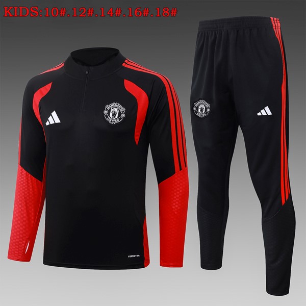 Ninos Sudadera De Training Manchester United 2026-2027 Negro 3